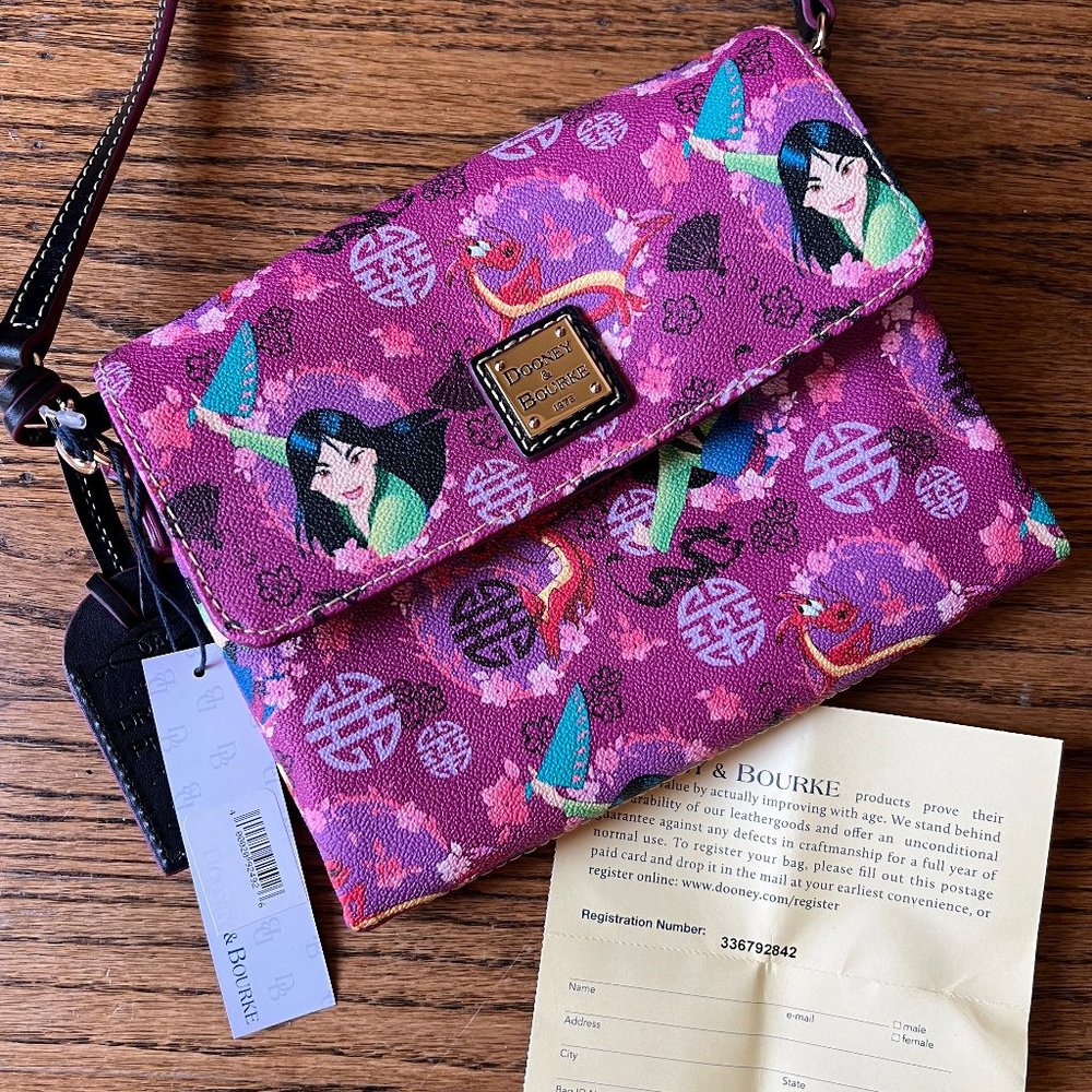 NWT Dooney & Bourke 20th Anniversary Mulan Crossbody Handbag